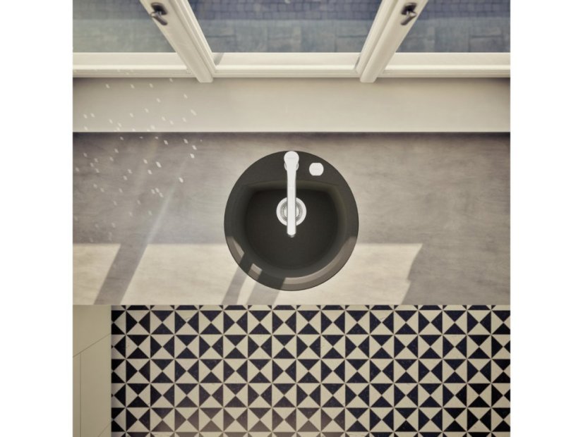 Granitový drez Schock Manhattan R-100-A Onyx