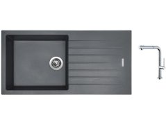 Set Sinks PERFECTO 1000 Titanium + baterie Sinks SLIM S2 kartáčovaná