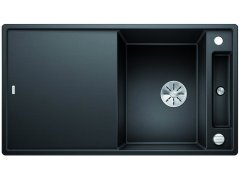 Granitový drez Blanco AXIA III 5 S InFino antracit drez vpravo s excentrom prísluš. sklo