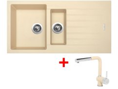 Set Sinks Perfecto 1000.1 Sahara + Mix 3 P GR