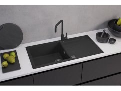 Granitový drez Alveus Cadit 50 čierny 91 Granitový drez Alveus Cadit 50 čierny 91