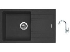 Set Sinks LINEA 780 N Granblack + baterie Sinks MIX 35 chrom