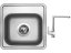 Set Sinks BAR 380 V matný + baterie Sinks CASPIRA chrom