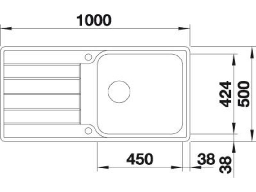 Nerezový dřez Blanco Classimo XL 6 S-IF InFino nerez kartáčovaný
