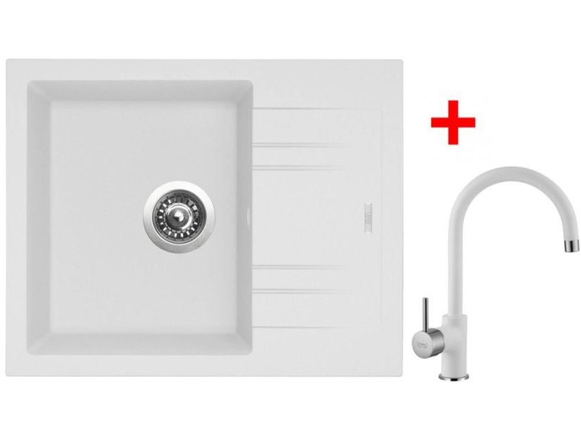 Sinks LINEA 600 Milk + Vitalia GR