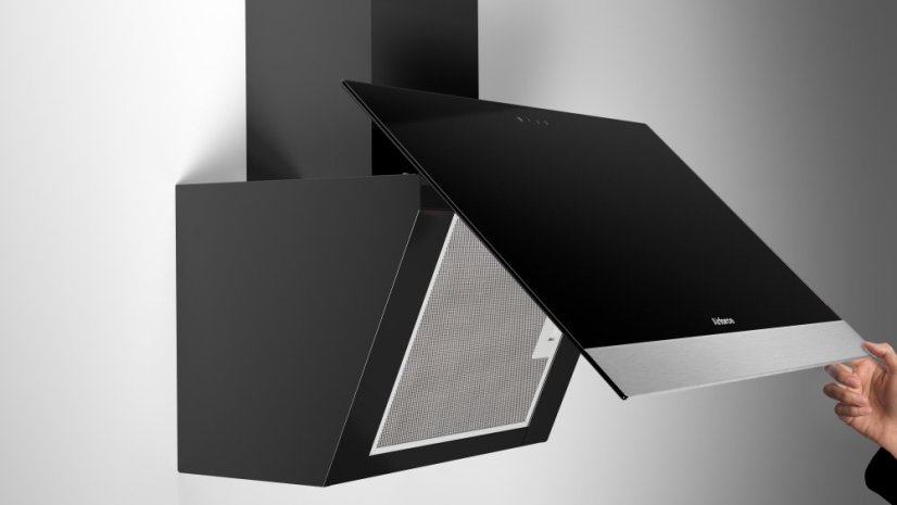 Komínová digestoř Airforce Alpha 60 BK/X(3)