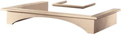 Faber sada rámů C3 90 cm Jasan nemořená Faber sada rámů C3 90 cm Jasan nemořená