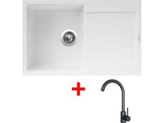 Sinks ULTIMA 790 Milk + ARCO čierná matná