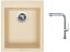 Set Sinks CUBE 410 Sahara + baterie Sinks SLIM S2 kartáčovaná