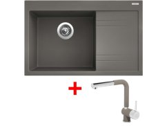 Set Sinks RIM 780 L Truffle + Mix 3 P GR