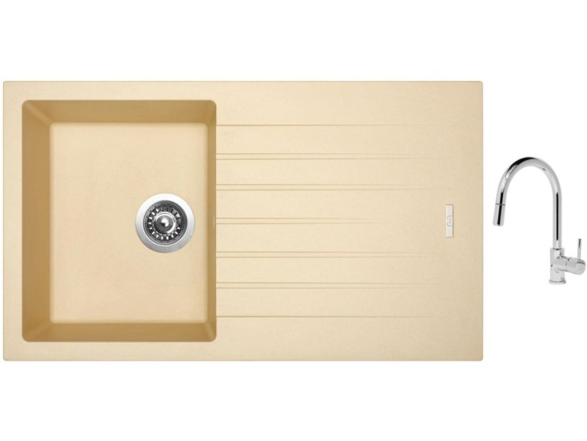 Set Sinks PERFECTO 860 Sahara + baterie Sinks MIX 35 P chrom
