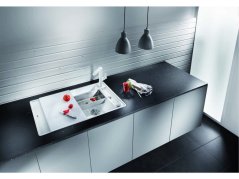 Granitový drez Blanco AXIA III 5 S-F InFino káva drez vpravo s excentrom prísluš. sklo