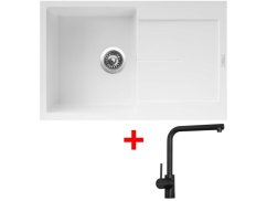 Sinks ULTIMA 790 Milk + Elka černá matná