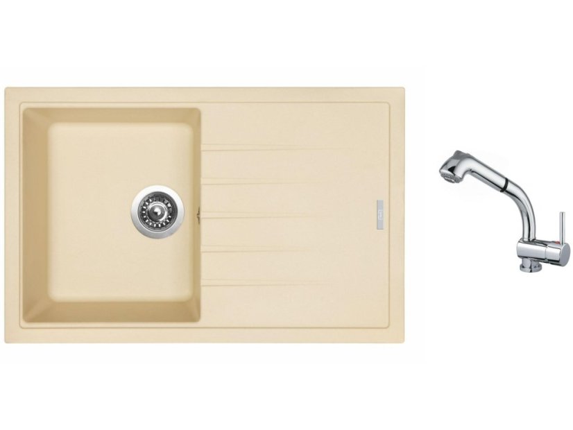 Set Sinks BEST 780 Sahara + baterie Sinks MIX 3 S Chrom