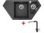 Set Sinks BRAVO 850.1 Granblack + Mix 3 P GR