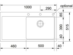 Granitový dřez Franke MTG 611/2 Onyx