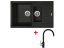 Set Sinks Amanda 780.1 Metalblack + Vitalia GR