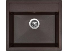 Set Sinks SOLO 560 Marone + batéria Sinks MIX 3 chróm