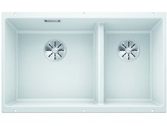 Granitový drez Blanco SUBLINE 430/270 U InFino biela bez tiahla