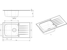 Drez so sklom Alveus ALTONE 20 čierna