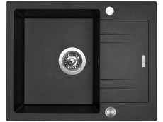 Sinks LINEA 600 XC Metalblack + Elasta nerez/čierná