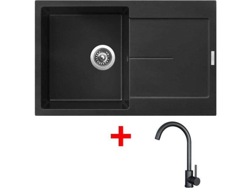 Sinks ULTIMA 790 Pureblack + ARCO černá matná