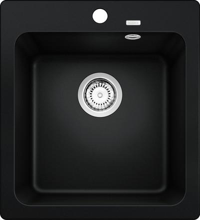 Granitový drez Blanco NAYA 45 čierna