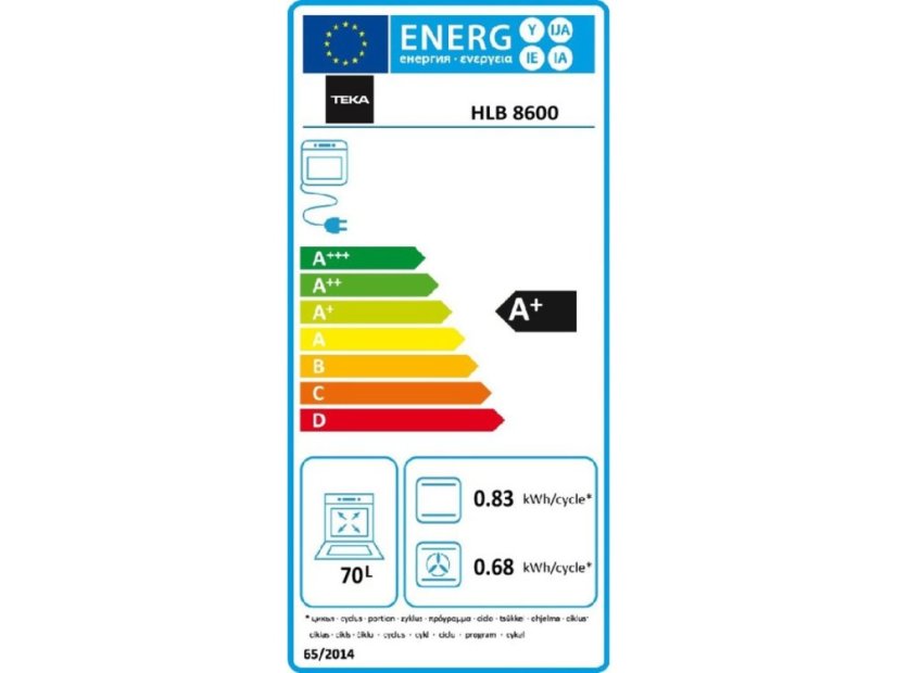Vstavaná rúra Teka HLB 8600 BK