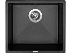 Granitový drez Sinks FRAME 457 Metalblack