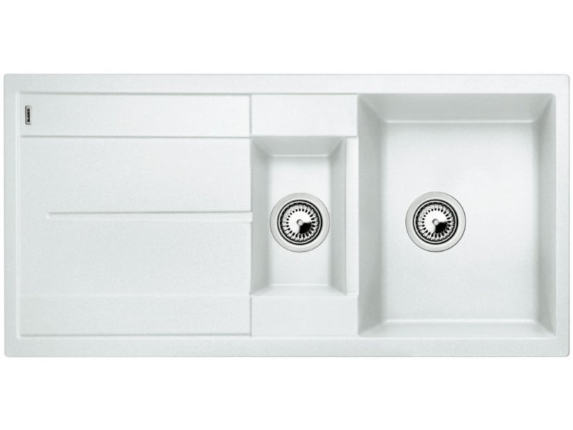 Granitový drez Blanco METRA 6 S biela