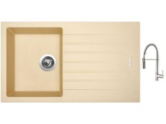 Set Sinks PERFECTO 860 Sahara + baterie Sinks MIX 35 PROF S chrom Set Sinks PERFECTO 860 Sahara + baterie Sinks MIX 35 PROF S chrom