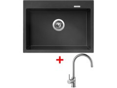 Set Sinks Maximo 680 Metalblack + Vitalia