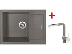 Sinks AMANDA 650 Truffle + Mix 3 P GR