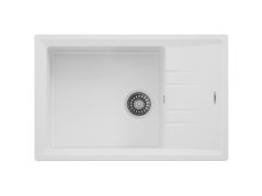 Granitový dřez Teka STONE 60 S-TG 1B 1D Bílá - 1