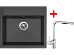 Set Sinks Solo 560 Pureblack + Elka lesklá