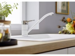 Dřezová baterie Blanco Wega II bílá soft - 2