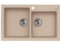 Granitový dvojdrez Alveus ROCK 90 béžová