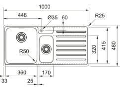 Nerezový dřez Franke BCX 251/2 - 2