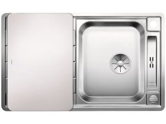 Nerezový drez Blanco AXIS III 45 S-IF InFino Nerez hodvábny lesk - 2