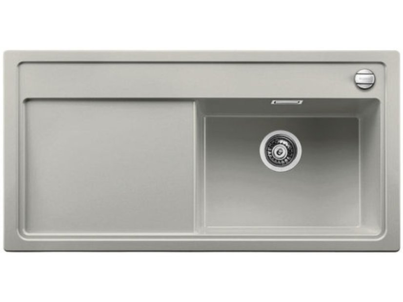 Granitový drez Blanco ZENAR XL 6 S perlovo šedá drez vpravo s excentrom