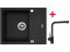 Sinks LINEA 600 XC Granblack + Elka čierná matná