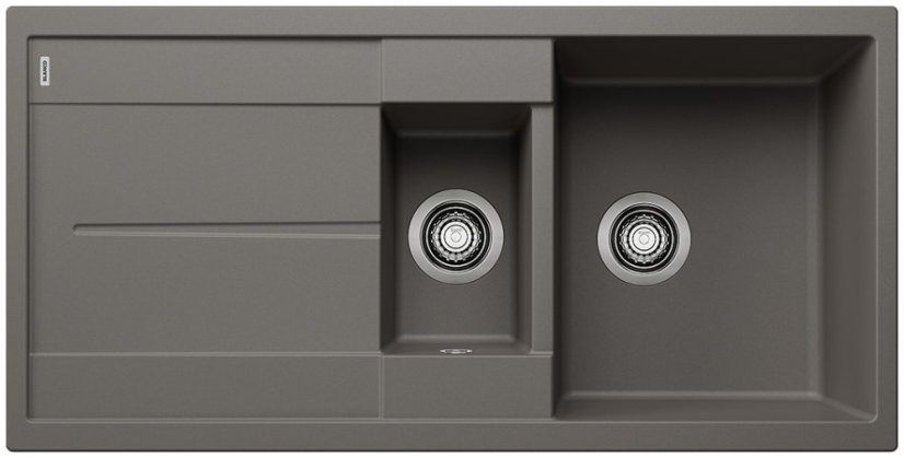 Granitový drez Blanco METRA 6 S sivá vulkan