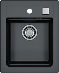 Granitový dřez Alveus Atrox 10 černý 91