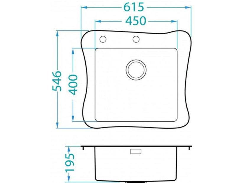 Nerezový drez ALveus Jubilee