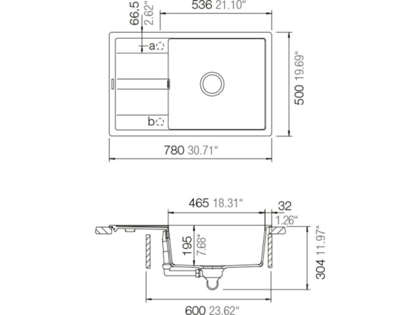 Granitový drez Schock Manhattan D-100LS-A Nero