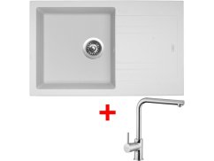 Sinks LINEA 780 Milk + Elka Sinks LINEA 780 Milk + Elka