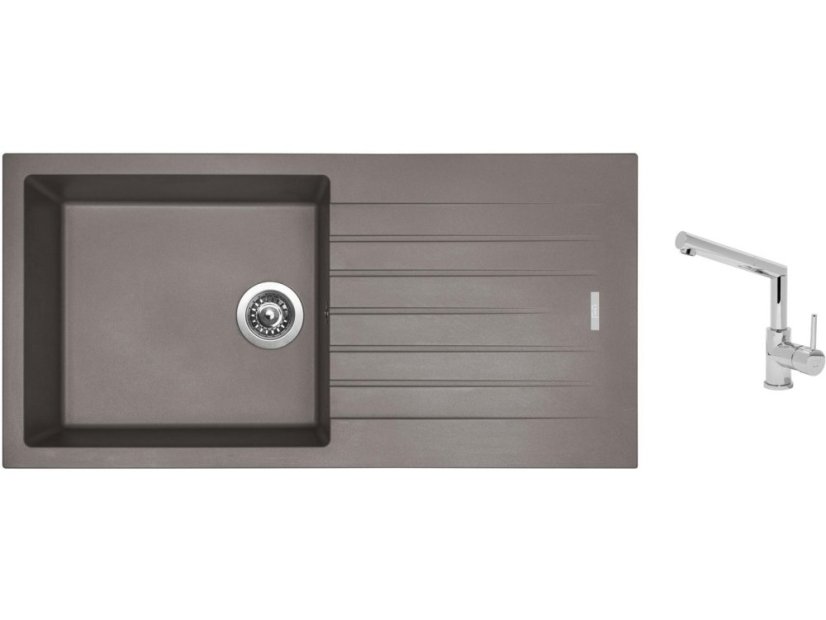 Set Sinks PERFECTO 1000 Truffle + baterie Sinks MIX 350 P chrom