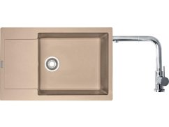 Set Franke MRG 611-78 BB Pískový melír + Franke FN 0147 Chrom