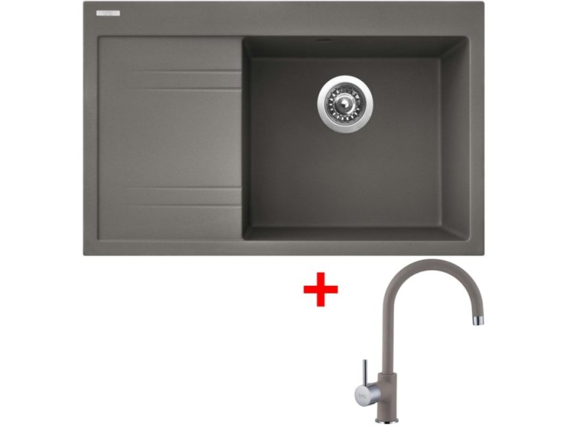 Set Sinks RIM 780 P Truffle + Vitalia GR