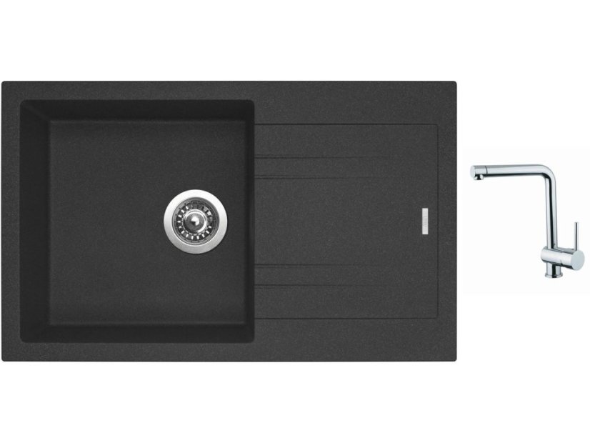 Set Sinks LINEA 780 N Granblack + baterie Sinks MIX 3